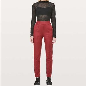 Lululemon Lab Nai Trouser in “zesty auburn”